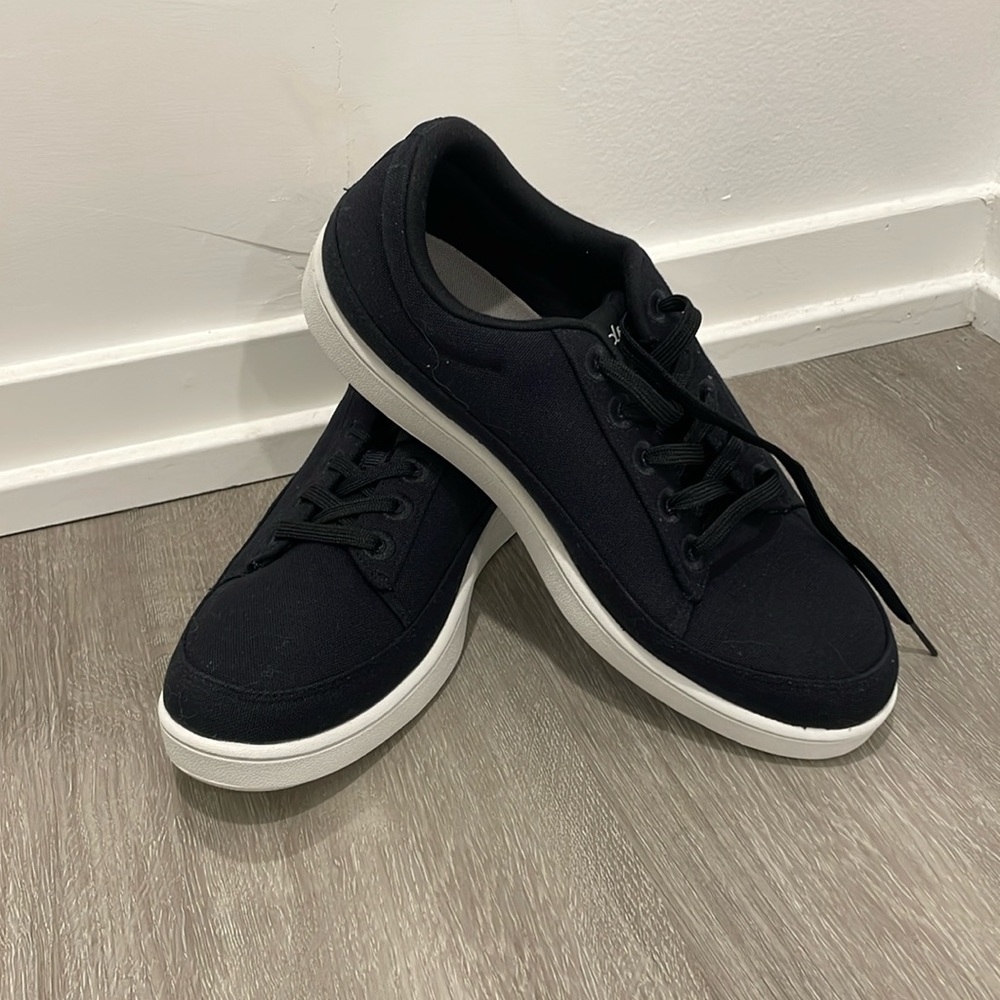 allbirds black Canvas Pacers